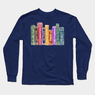 Shakespeare Bookshelf No.2 Long Sleeve T-Shirt